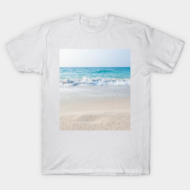 Turquoise Summer Beach T-Shirt by NewburyBoutique